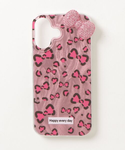 Vini(ヴィニ)の「ギャルコア ハート柄 立体リボン iPhoneケース(iPhone17・13・14・15・16対応)(スマホケース/カバー・レディース・シルバー/ピンク・iPhone 14/iPhone 17/iPhone 13/iPhone 16/iPhone 15)」の10枚目の写真