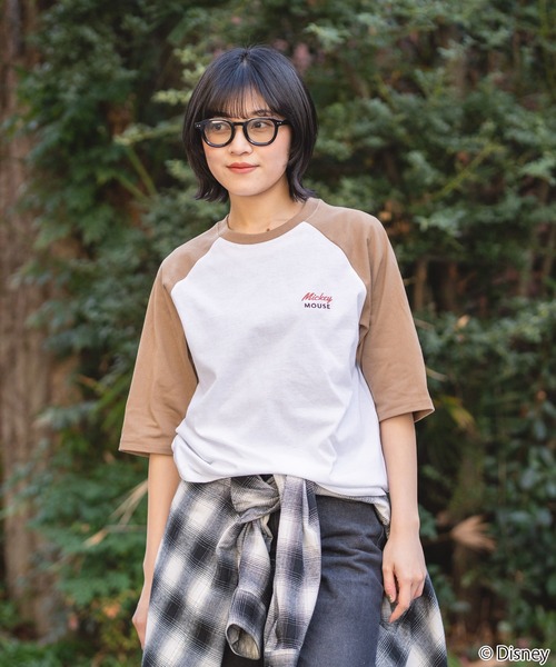 Disney（ディズニー）の「【DISNEY/ディズニー】【軽やかな着心地でお出掛けにぴったり！】ラグラン7分袖Tシャツ ミッキーマウス キャラクターグッズ 配色切り替え カレッジ風 ストリート スケーター 古着MIX（Tシャツ/カットソー・レディース・その他2/その他1/その他3/その他・LARGE/MEDIUM）」の22枚目の写真