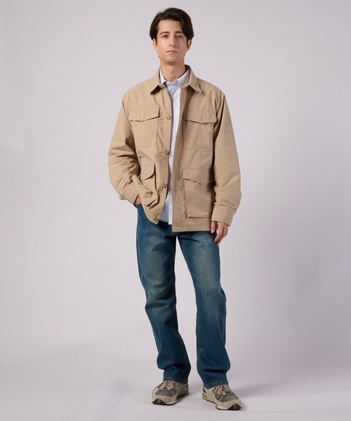 Eddie Bauer（エディーバウアー）の「アドベンチャー ジャケット（カバーオール・メンズ・チャコール/ライトベージュ・XXL/S/XL/L/M）」の6枚目の写真