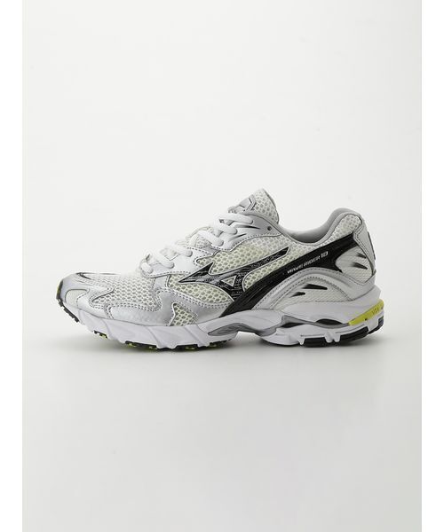 MIZUNO(ミズノ )の「【emmi|Mizuno】WAVE RIDER 10(スニーカー・レディース・ホワイト・25/24.5/24/23.5/23)」の2枚目の写真