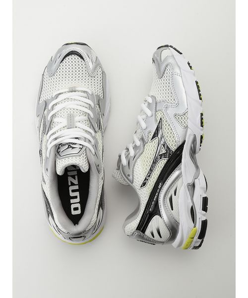 MIZUNO(ミズノ )の「【emmi|Mizuno】WAVE RIDER 10(スニーカー・レディース・ホワイト・25/24.5/24/23.5/23)」の6枚目の写真