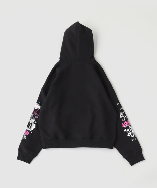 JUNGLES（ジャングルス）の「JUNGLES Winter 25 test Print Hoodie（パーカー・メンズ・チョコ・LARGE/MEDIUM）」の2枚目の写真