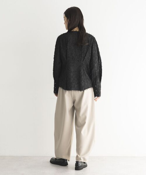 GARAGE OF GOOD CLOTHING(ガレージオブグッドクロージング)の「ジャガードタックブラウス(シャツ/ブラウス・レディース・ホワイト/ブラック・FREE)」の19枚目の写真