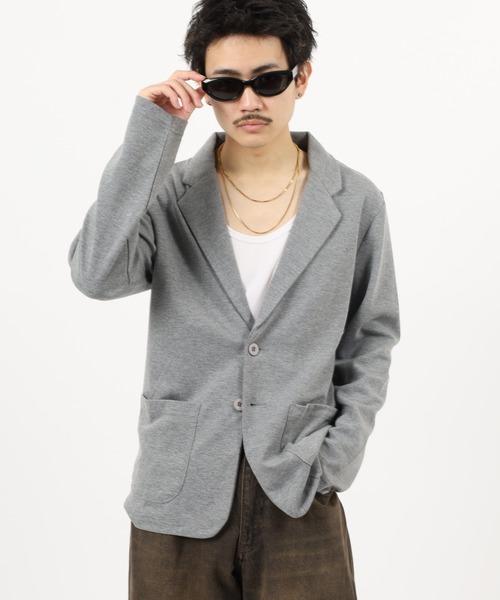 FUNALIVE(ファンアライブ)の「ポンチ長袖&7分袖ジャケット(テーラードジャケット・メンズ・チャコール/ブラック/グレー系/ネイビー系/チャコールグレー/グレー/ハウンドトゥース/ブラック系/ネイビー・XL-Long/XL-Short/M-Long/L-Long/M-Short/L-Short)」の4枚目の写真