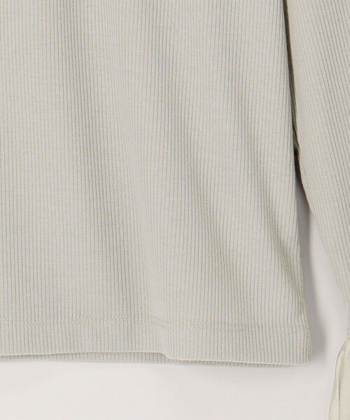 fredy couleur（フレディクルール）の「異素材フリル袖リブカットソー（Tシャツ/カットソー・レディース・オフホワイト/ベージュ/ブラウン・38）」の9枚目の写真