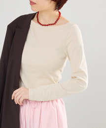 IENA | FLORE FLORE/フローレフローレ STEFFI LONGSLEEVE カットソー STE-LS(Tシャツ/カットソー)
