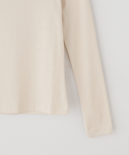 IENA（イエナ）の「FLORE FLORE/フローレフローレ STEFFI LONGSLEEVE カットソー  STE-LS（Tシャツ/カットソー・レディース・レッド/アイボリー・FREE）」の7枚目の写真