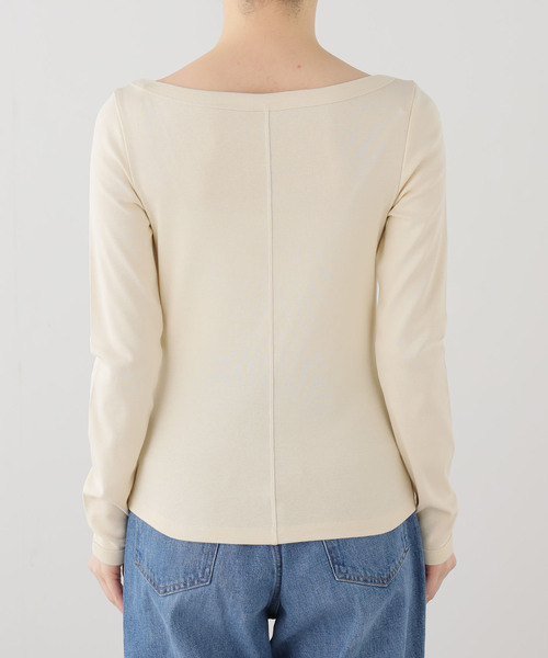 IENA（イエナ）の「FLORE FLORE/フローレフローレ STEFFI LONGSLEEVE カットソー  STE-LS（Tシャツ/カットソー・レディース・レッド/アイボリー・FREE）」の15枚目の写真