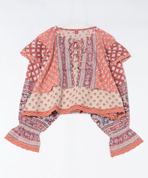 チャイハネ（チャイハネ）の「【チャイハネ】カリシュマトップス（その他トップス・レディース・イエロー/ベージュ/ブルー・FREE）」の2枚目の写真