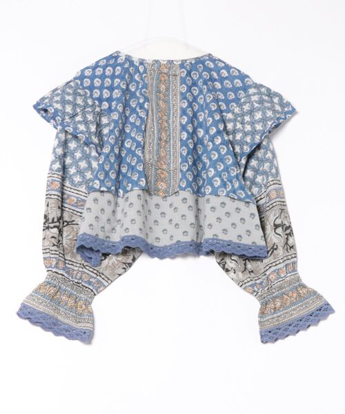 チャイハネ（チャイハネ）の「【チャイハネ】カリシュマトップス（その他トップス・レディース・イエロー/ベージュ/ブルー・FREE）」の4枚目の写真