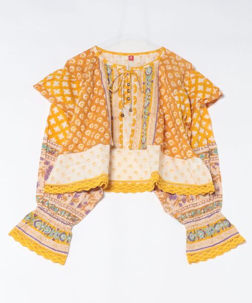 チャイハネ（チャイハネ）の「【チャイハネ】カリシュマトップス（その他トップス・レディース・イエロー/ベージュ/ブルー・FREE）」の5枚目の写真