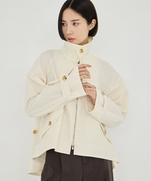 STUDIOUS | 【STUDIOUS/ステュディオス】Short Balmacaan Blouson/ショートトレンチ(トレンチコート)