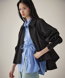 NON TOKYO/ノントーキョー】PUFFSLEEVE NYLON BLOUSON/パフスリーブ
