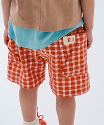 p.premier | 先染めチェックハーフパンツ(その他パンツ)