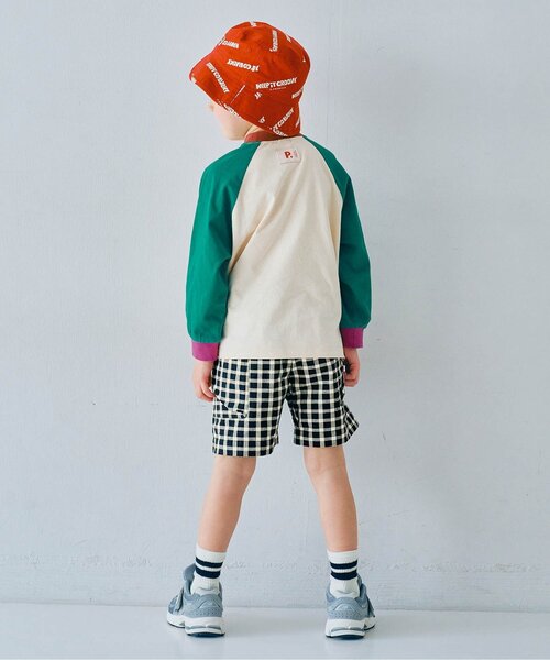 p.premier（ピードットプルミエ）の「先染めチェックハーフパンツ（その他パンツ・キッズ・イエロー/ブラック/グリーン/レッド・80/90/100/110/120/130/140）」の6枚目の写真