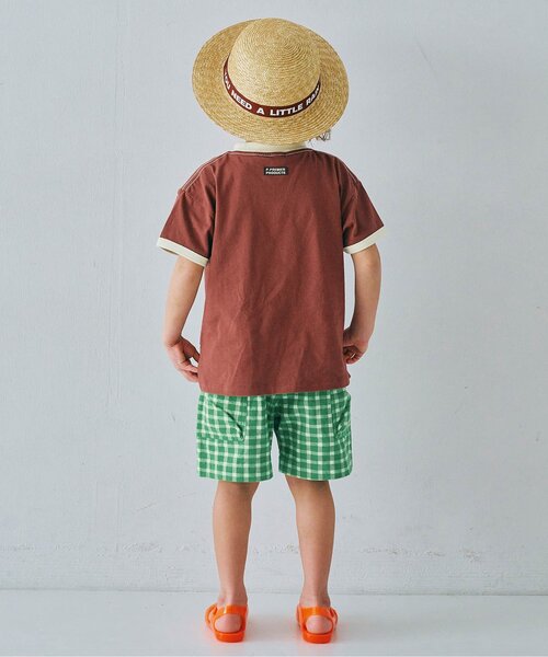 p.premier（ピードットプルミエ）の「先染めチェックハーフパンツ（その他パンツ・キッズ・イエロー/ブラック/グリーン/レッド・80/90/100/110/120/130/140）」の8枚目の写真