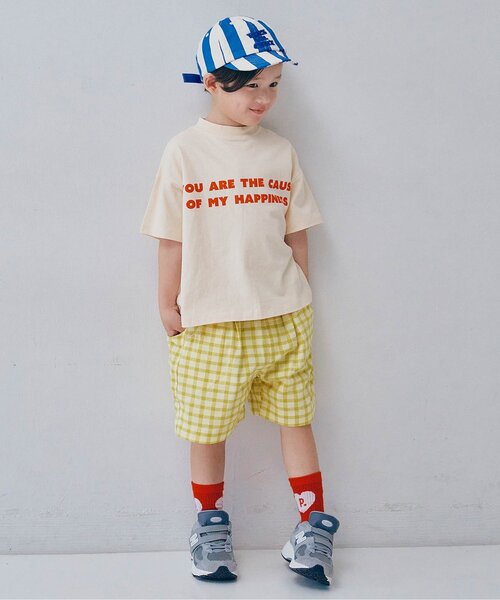 p.premier（ピードットプルミエ）の「先染めチェックハーフパンツ（その他パンツ・キッズ・イエロー/ブラック/グリーン/レッド・80/90/100/110/120/130/140）」の14枚目の写真