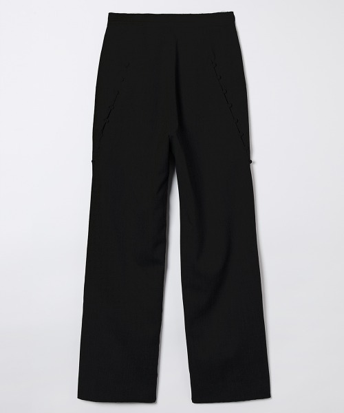 TELOPLAN(テーロプラン)の「【TELOPLAN】26SS新作 Aoi Straight Trousers / アオイストレートトラウザー(スラックス・レディース・グレー/ブラック・M/S/L)」の4枚目の写真