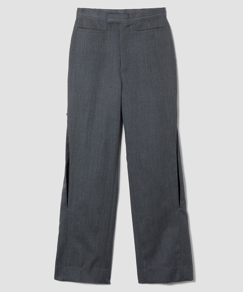 TELOPLAN(テーロプラン)の「【TELOPLAN】26SS新作 Aoi Straight Trousers / アオイストレートトラウザー(スラックス・レディース・グレー/ブラック・M/S/L)」の8枚目の写真