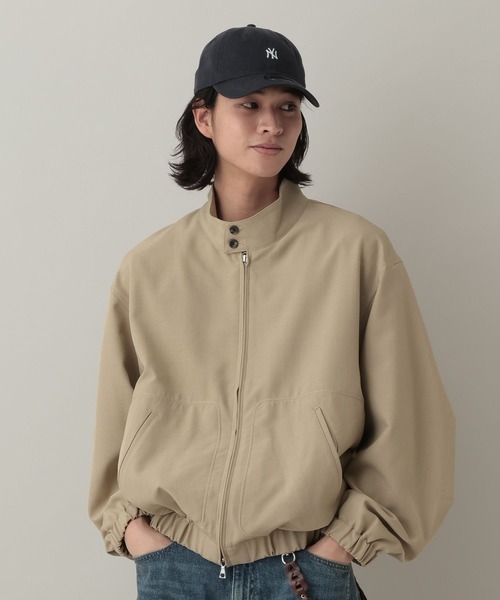 RAGEBLUE（レイジブルー）の「Stand Neck Zip Bourbon/スタンドネックジップブルゾン（ブルゾン・メンズ・ブラック/ブルー系その他/ベージュ・MEDIUM/LARGE）」の3枚目の写真