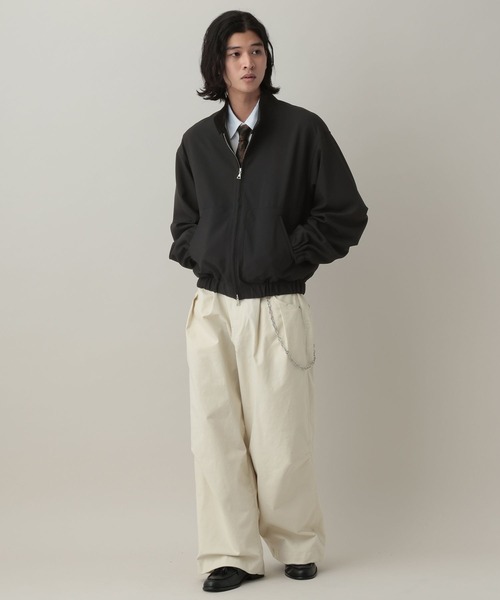 RAGEBLUE（レイジブルー）の「Stand Neck Zip Bourbon/スタンドネックジップブルゾン（ブルゾン・メンズ・ブラック/ブルー系その他/ベージュ・MEDIUM/LARGE）」の14枚目の写真