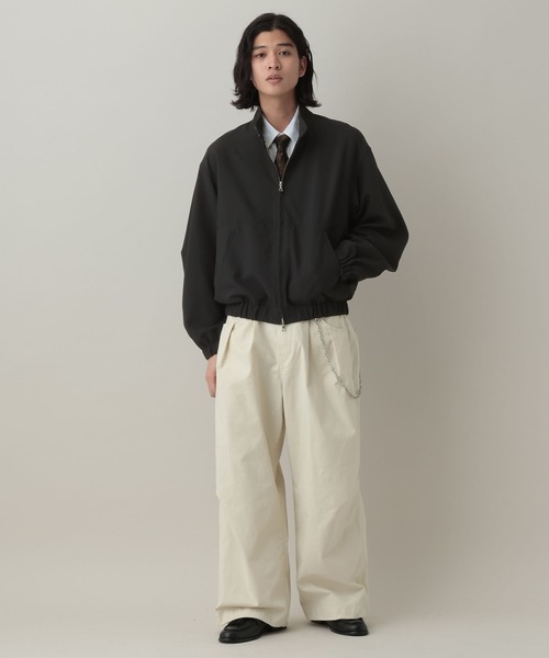 RAGEBLUE（レイジブルー）の「Stand Neck Zip Bourbon/スタンドネックジップブルゾン（ブルゾン・メンズ・ブラック/ブルー系その他/ベージュ・MEDIUM/LARGE）」の15枚目の写真