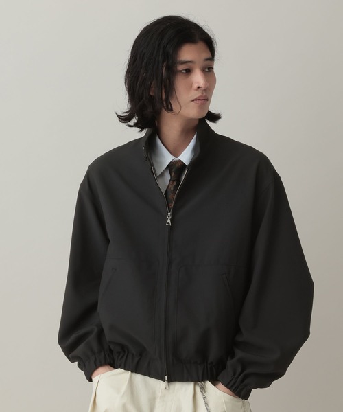 RAGEBLUE（レイジブルー）の「Stand Neck Zip Bourbon/スタンドネックジップブルゾン（ブルゾン・メンズ・ブラック/ブルー系その他/ベージュ・MEDIUM/LARGE）」の18枚目の写真