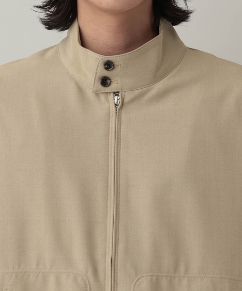 セール】Stand Neck Zip Bourbon/スタンドネックジップブルゾン