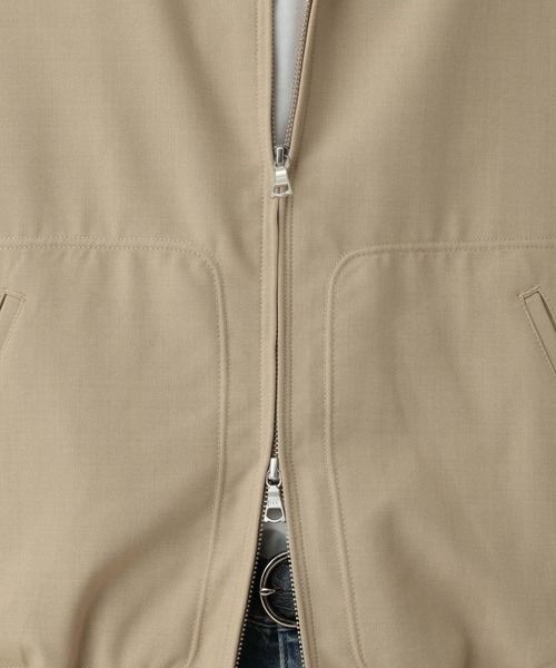 RAGEBLUE（レイジブルー）の「Stand Neck Zip Bourbon/スタンドネックジップブルゾン（ブルゾン・メンズ・ブラック/ブルー系その他/ベージュ・MEDIUM/LARGE）」の5枚目の写真
