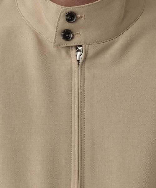 RAGEBLUE（レイジブルー）の「Stand Neck Zip Bourbon/スタンドネックジップブルゾン（ブルゾン・メンズ・ブラック/ブルー系その他/ベージュ・MEDIUM/LARGE）」の6枚目の写真
