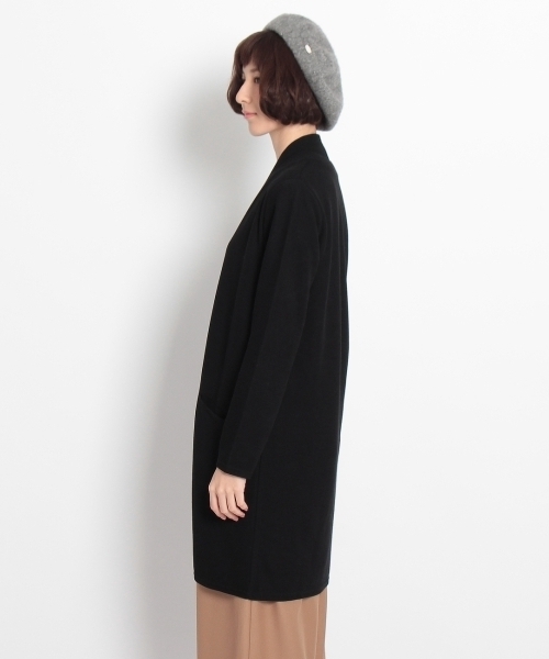 THE EMPORIUM（ジエンポリアム）の「ロングカーディガン（カーディガン/ボレロ・レディース・ブラック/グレー/ブルー/ホワイト・40/38）」の7枚目の写真