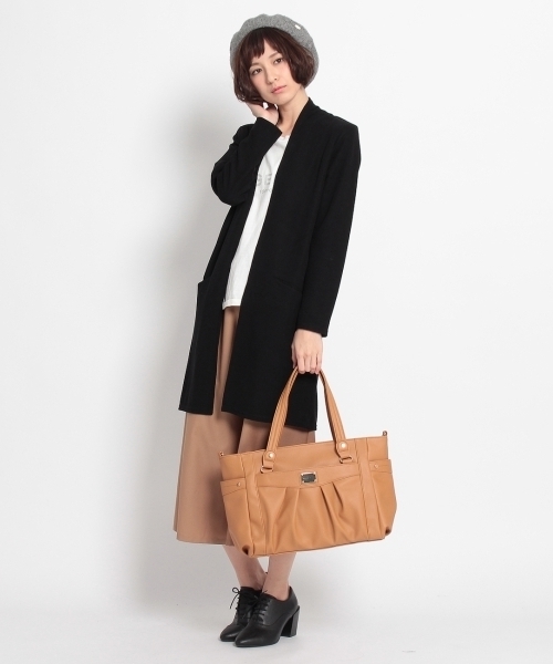 THE EMPORIUM（ジエンポリアム）の「ロングカーディガン（カーディガン/ボレロ・レディース・ブラック/グレー/ブルー/ホワイト・40/38）」の11枚目の写真