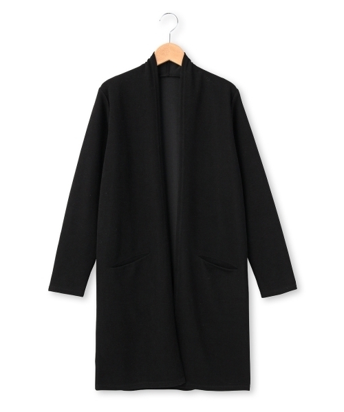 THE EMPORIUM（ジエンポリアム）の「ロングカーディガン（カーディガン/ボレロ・レディース・ブラック/グレー/ブルー/ホワイト・40/38）」の12枚目の写真