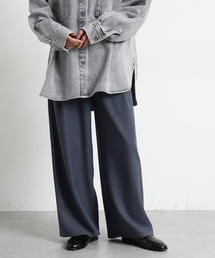 studio CLIP | 綺麗めタックストレートパンツ[プチ・プラスサイズあり](その他パンツ)