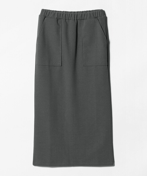 A DAY IN THE LIFE UNITED ARROWS(アデイインザライフユナイテッドアローズ)の「カットジョーゼット タイトスカート <A DAY IN THE LIFE>(スカート・レディース・ダークグレー/ネイビー/ベージュ・FREE)」の2枚目の写真