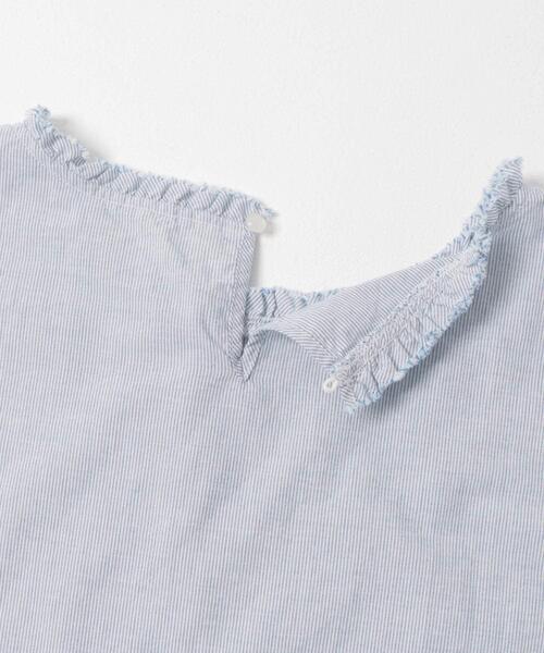 ITEMS URBANRESEARCH(アイテムズ アーバンリサーチ)の「ダブルフリルブラウス(シャツ/ブラウス・レディース・ホワイト/ストライプ/ブラウン/ラベンダー・FREE)」の10枚目の写真