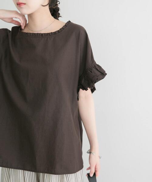 ITEMS URBANRESEARCH(アイテムズ アーバンリサーチ)の「ダブルフリルブラウス(シャツ/ブラウス・レディース・ホワイト/ストライプ/ブラウン/ラベンダー・FREE)」の21枚目の写真