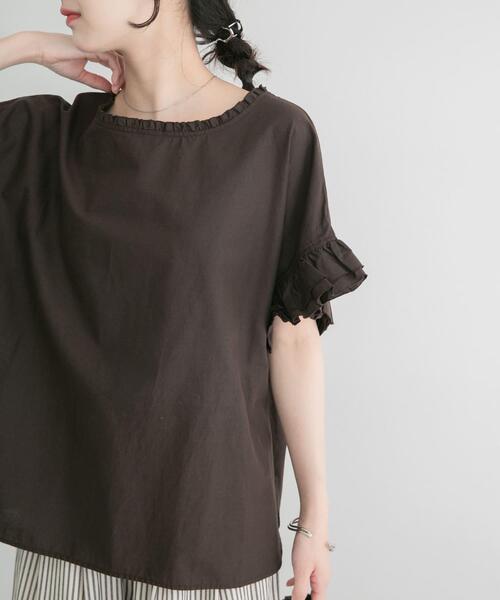 ITEMS URBANRESEARCH(アイテムズ アーバンリサーチ)の「ダブルフリルブラウス(シャツ/ブラウス・レディース・ホワイト/ストライプ/ブラウン/ラベンダー・FREE)」の22枚目の写真