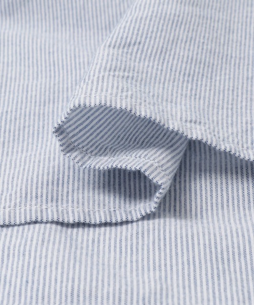 ITEMS URBANRESEARCH(アイテムズ アーバンリサーチ)の「ダブルフリルブラウス(シャツ/ブラウス・レディース・ホワイト/ストライプ/ブラウン・FREE)」の13枚目の写真