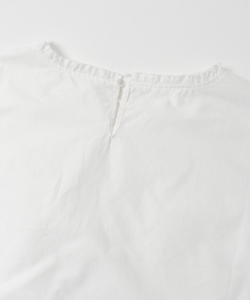 ITEMS URBANRESEARCH(アイテムズ アーバンリサーチ)の「ダブルフリルブラウス(シャツ/ブラウス・レディース・ホワイト/ストライプ/ブラウン・FREE)」の16枚目の写真