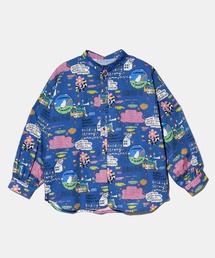 Colork（カラック）の「COLORK/カラック　POP柄 ミニ襟シャツ（シャツ/ブラウス）」