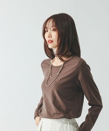 Fffit エフィット/やわらかストレッチクルー長袖T/645033