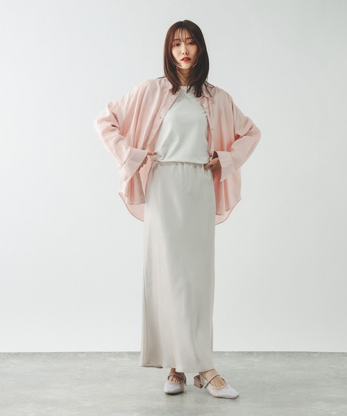 GLOBAL WORK(グローバルワーク)の「Fffit エフィット/やわらかストレッチクルー長袖T/645033(Tシャツ/カットソー・レディース・ブラック/グレー/ホワイト系その他2/ダークブラウン・X-LARGE/MEDIUM/LARGE/SMALL)」の6枚目の写真