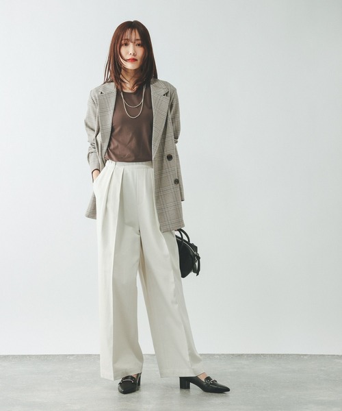 GLOBAL WORK(グローバルワーク)の「Fffit エフィット/やわらかストレッチクルー長袖T/645033(Tシャツ/カットソー・レディース・ブラック/グレー/ホワイト系その他2/ダークブラウン・X-LARGE/MEDIUM/LARGE/SMALL)」の20枚目の写真