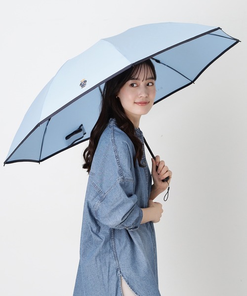 WEB限定】折りたたみ傘 雨傘 カラビナ付 自動開閉 フラッグベア