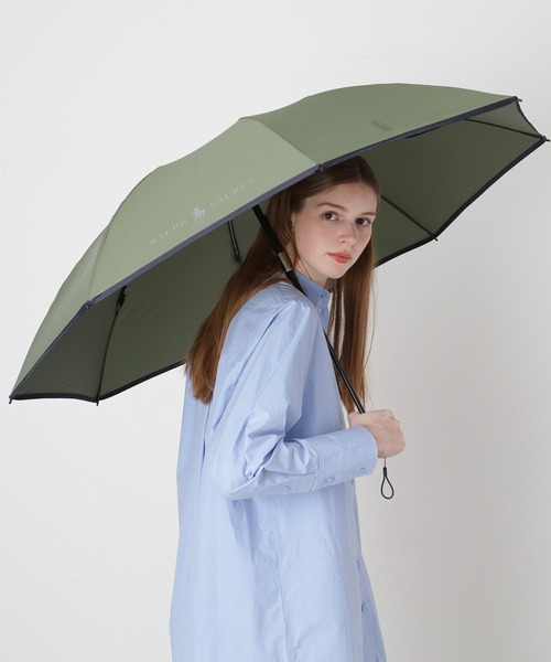 専用　ラルフライフ様 WEB限定】折りたたみ傘 雨傘 カラビナ付 自動開閉 フラッグベア