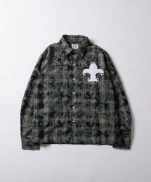 WHO'S WHO gallery | KOOKY'Nユリ紋章スタッズ加工チェックシャツ(シャツ/ブラウス)