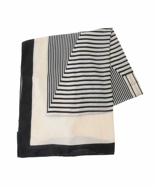 a.v.v（アーヴェヴェ）の「大判ストール（ストール/ショール・レディース・ブラック・38）」の6枚目の写真