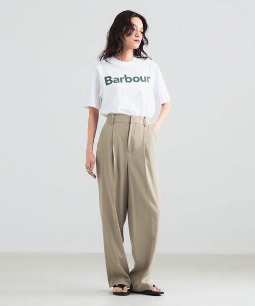 Demi-Luxe BEAMS(デミルクス ビームス)の「【7/24値下げ】【WEB限定】Barbour / PENSFORD ロゴ Tシャツ(Tシャツ/カットソー・レディース・ブラック/ネイビー/ホワイト・34)」の21枚目の写真