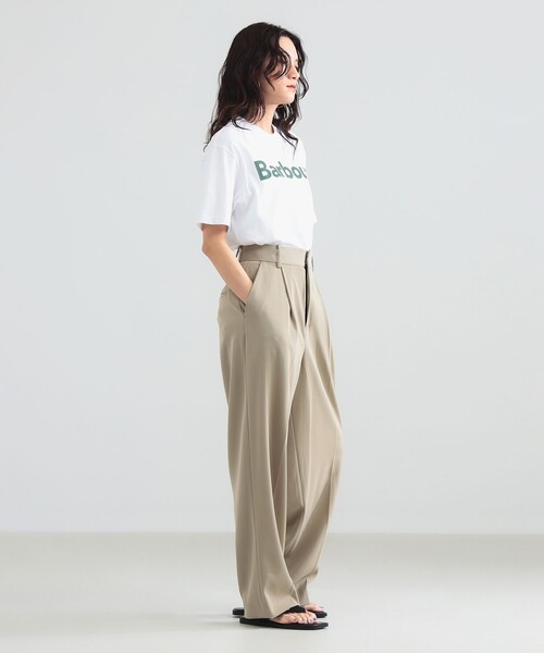 Demi-Luxe BEAMS(デミルクス ビームス)の「【7/24値下げ】【WEB限定】Barbour / PENSFORD ロゴ Tシャツ(Tシャツ/カットソー・レディース・ブラック/ネイビー/ホワイト・34)」の22枚目の写真